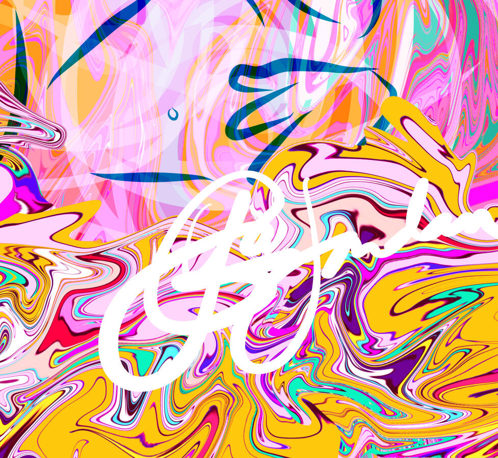 abstract digital self portrait.
